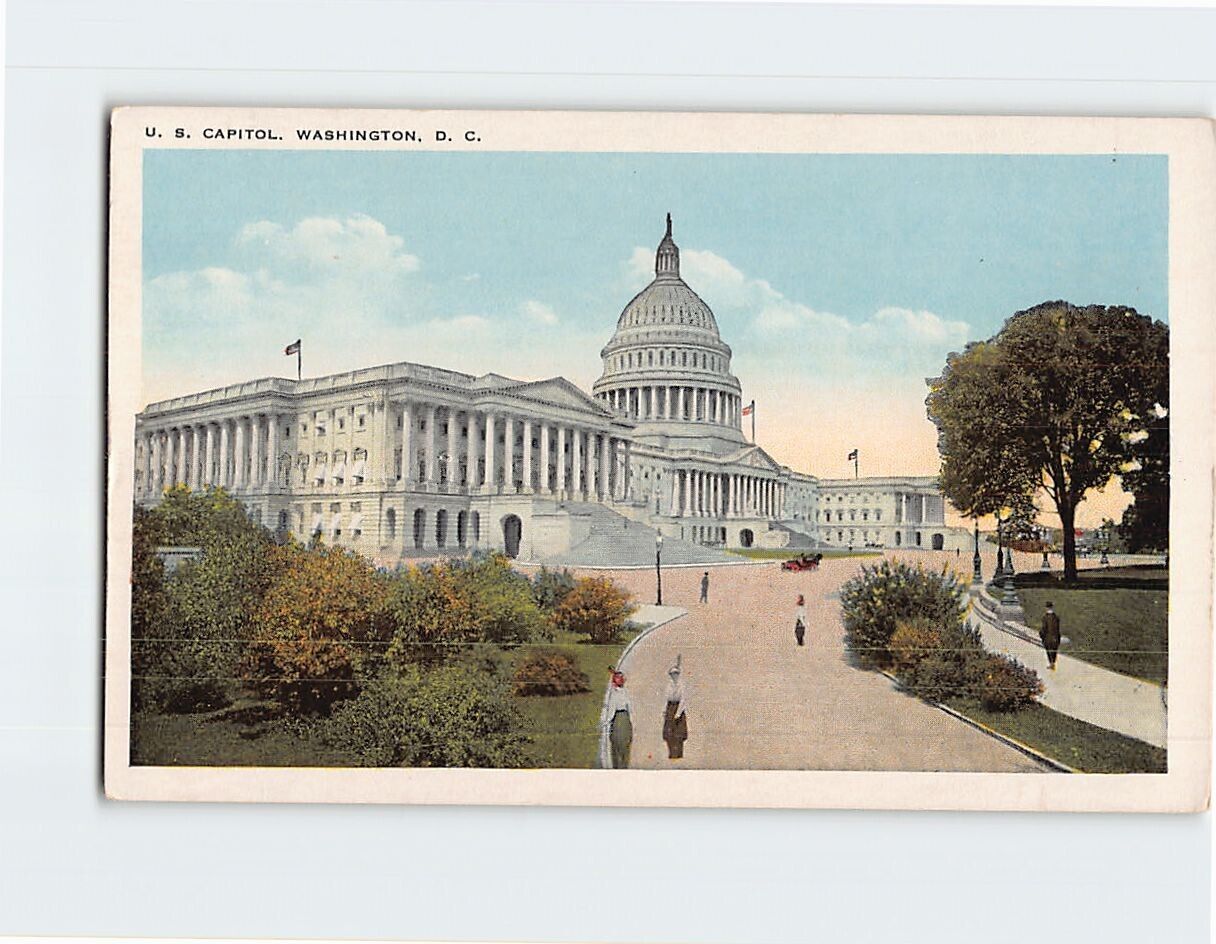 Postcard United States Capitol Washington DC USA