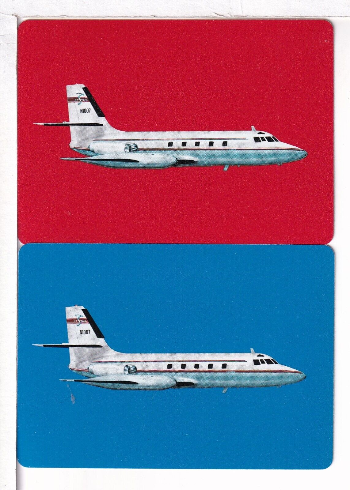 Two Single Airplane Playing Cards \