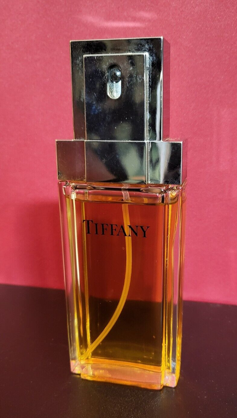 VINTAGE 80\'s Tiffany Perfume Eau de Parfum Atomiseur Discontinued 90% Full 3.4oz