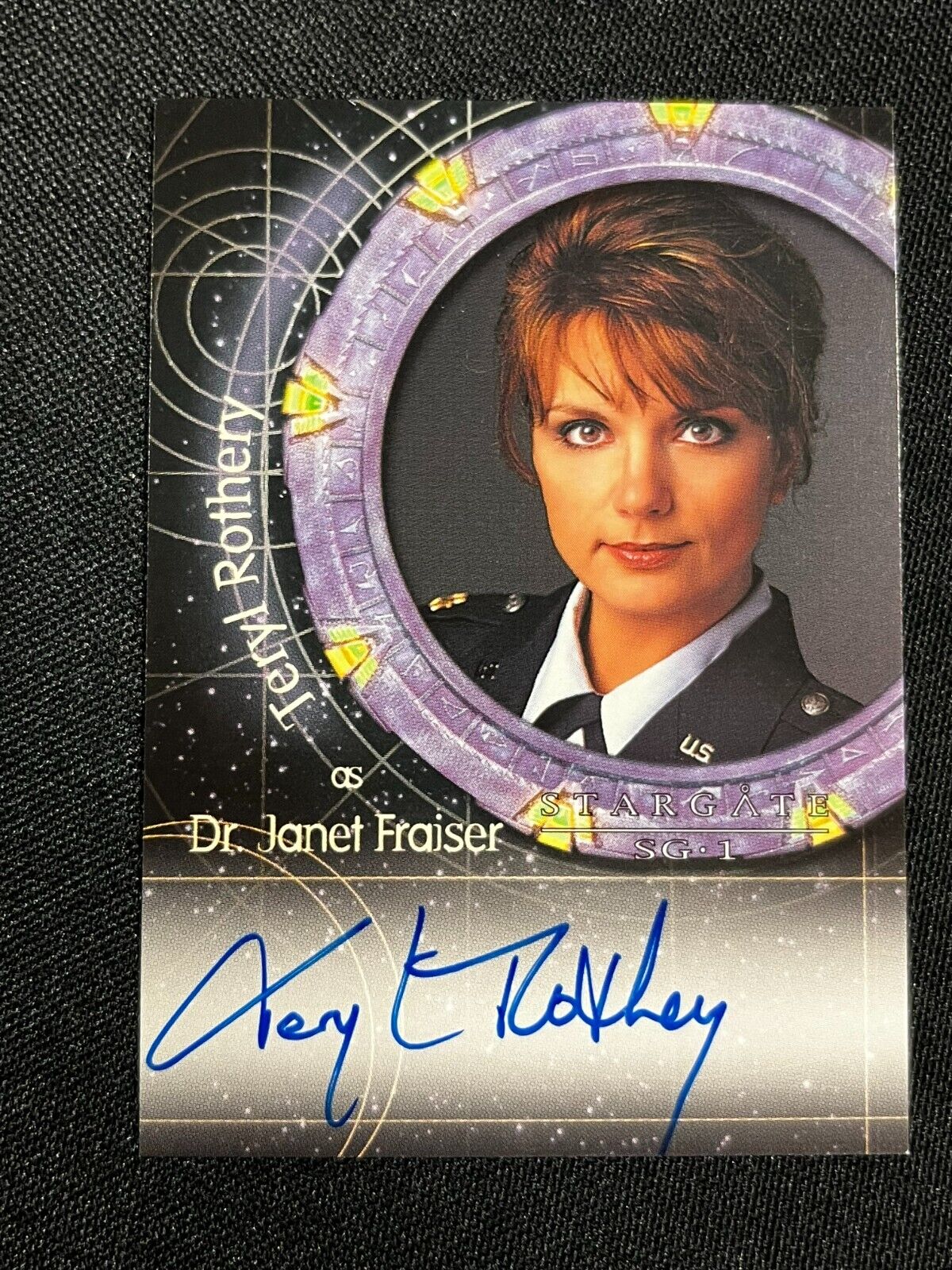 2000 Rittenhouse Stargate Teryl Rothery Dr Janet Fraiser A3 Autograph Card AA