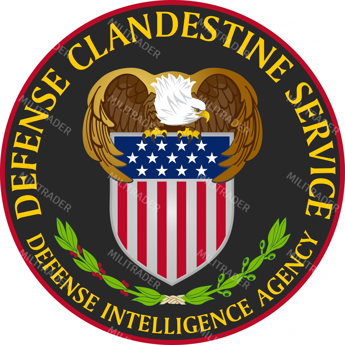 US Defense Intelligence Agency Self-adhesive Vinyl Decal/Sticker