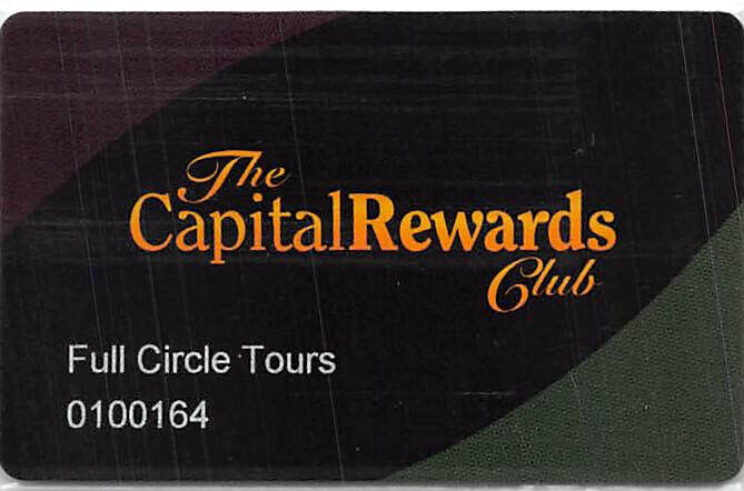 Carson Station Casino - Carson City, NV - 2nd Issue Slot Card, FULL CIRCLE TOURS