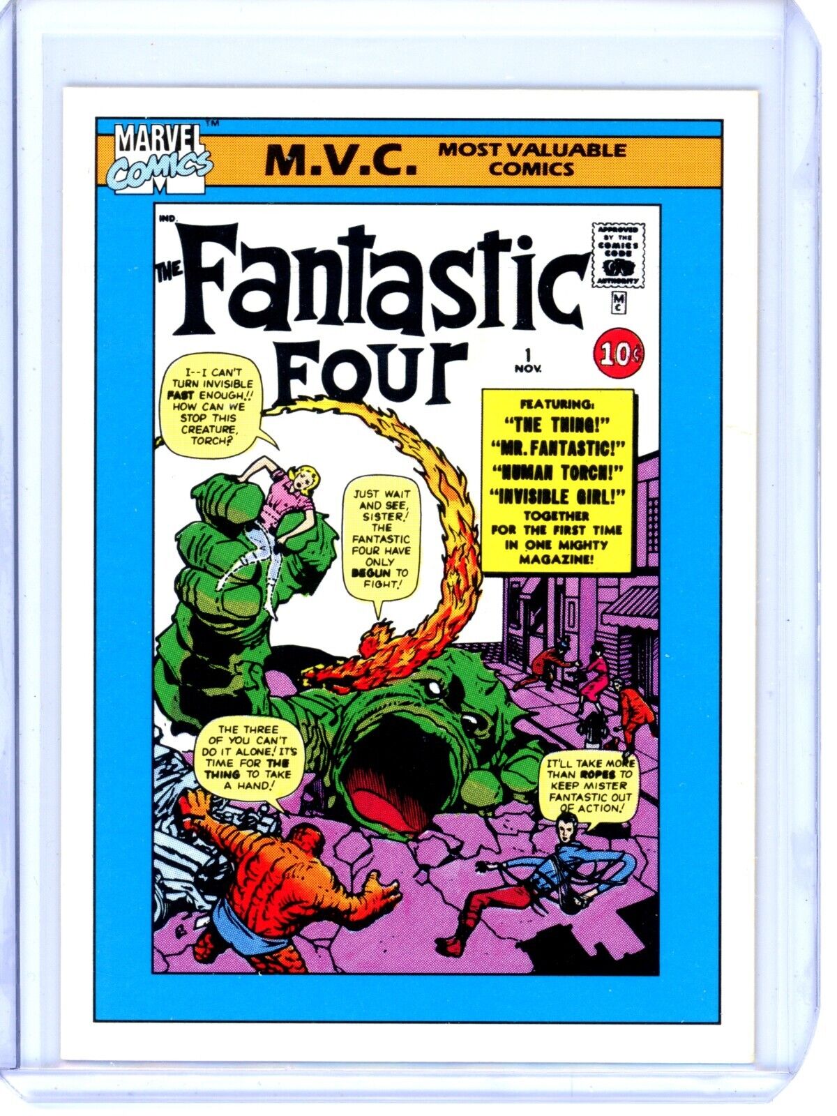 FANTASTIC FOUR 124 1990 Impel Marvel Universe Series