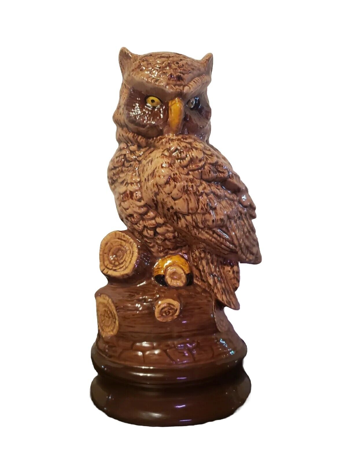 Vintage Ceramic Owl Large Statue 13\
