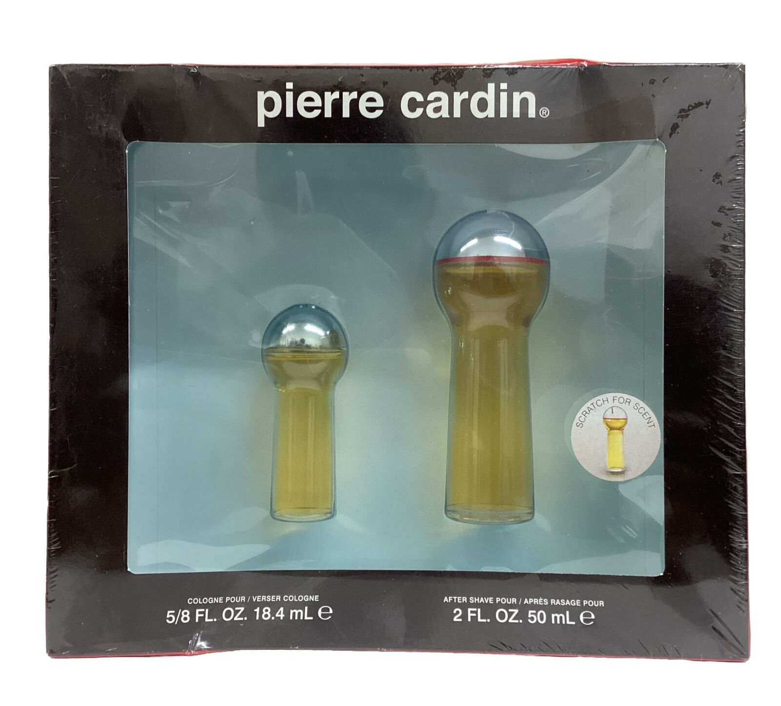 Pierre Cardin Set 2Pc Cologne 5/8oz & After Shave 2oz Splash As Pict SEALED VTG