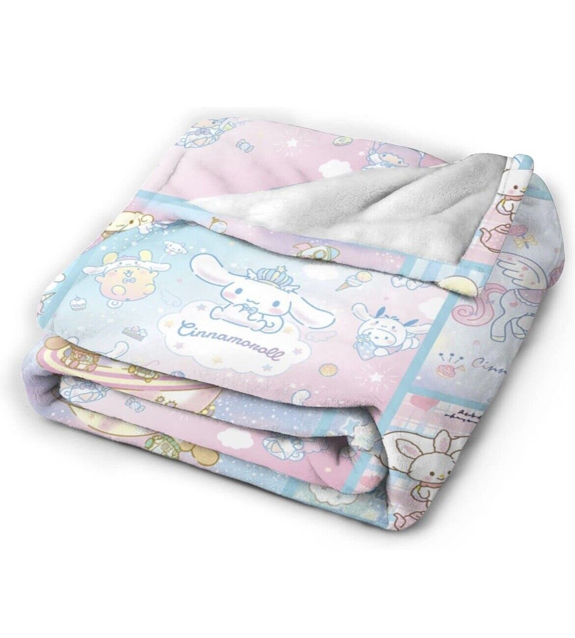 RARE Blue Cinnamoroll Blanket Soft And Warm Fleece Blankets 40”x30”