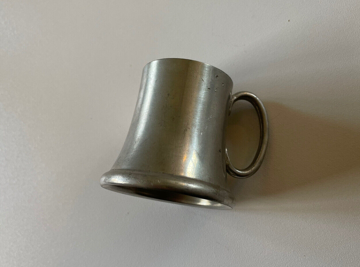 Vintage 1920s Miniature Pewter Mug Tankard Abercrombie and Fitch England