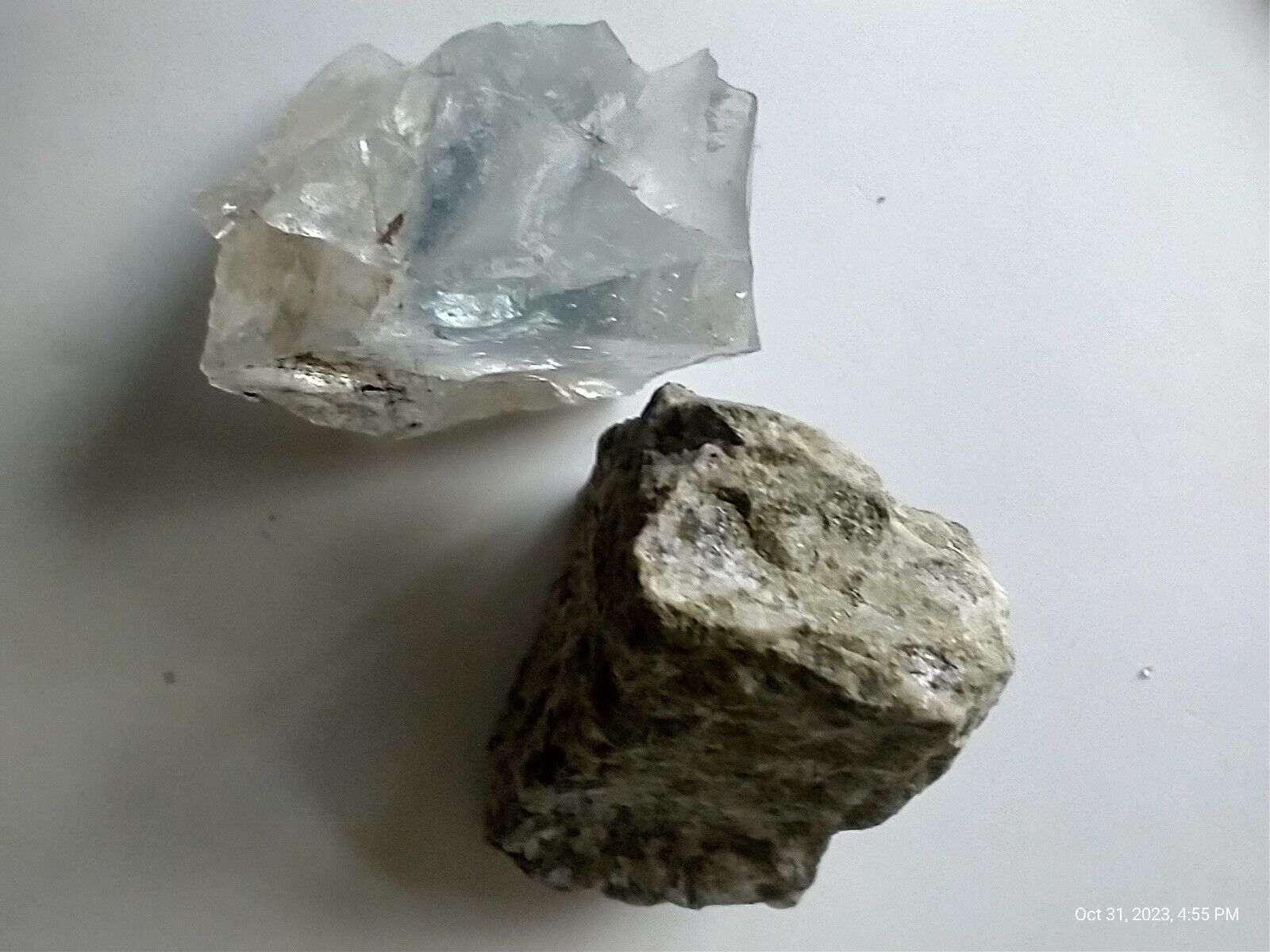 💎🪨 Unknown Mineral Stone Crystal Specimen 66 gram  💎🪨 2 pieces