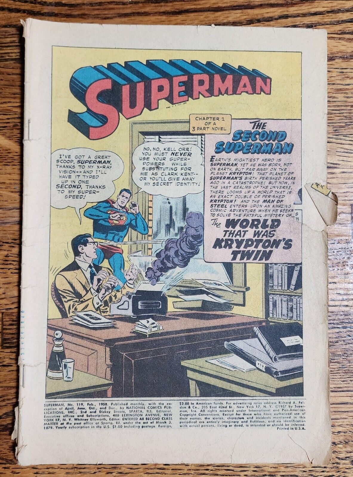DC Comics-Superman-Feb 1958- No 119