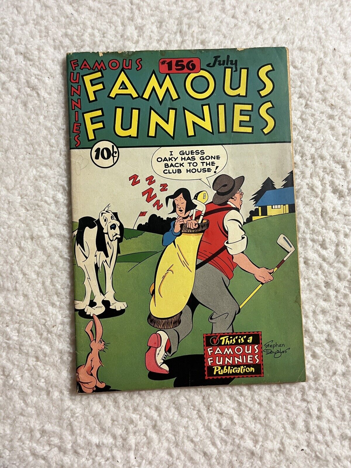 Famous Funnies #156 Buck Rogers Scarlett O\'Neil Golden Age 1947