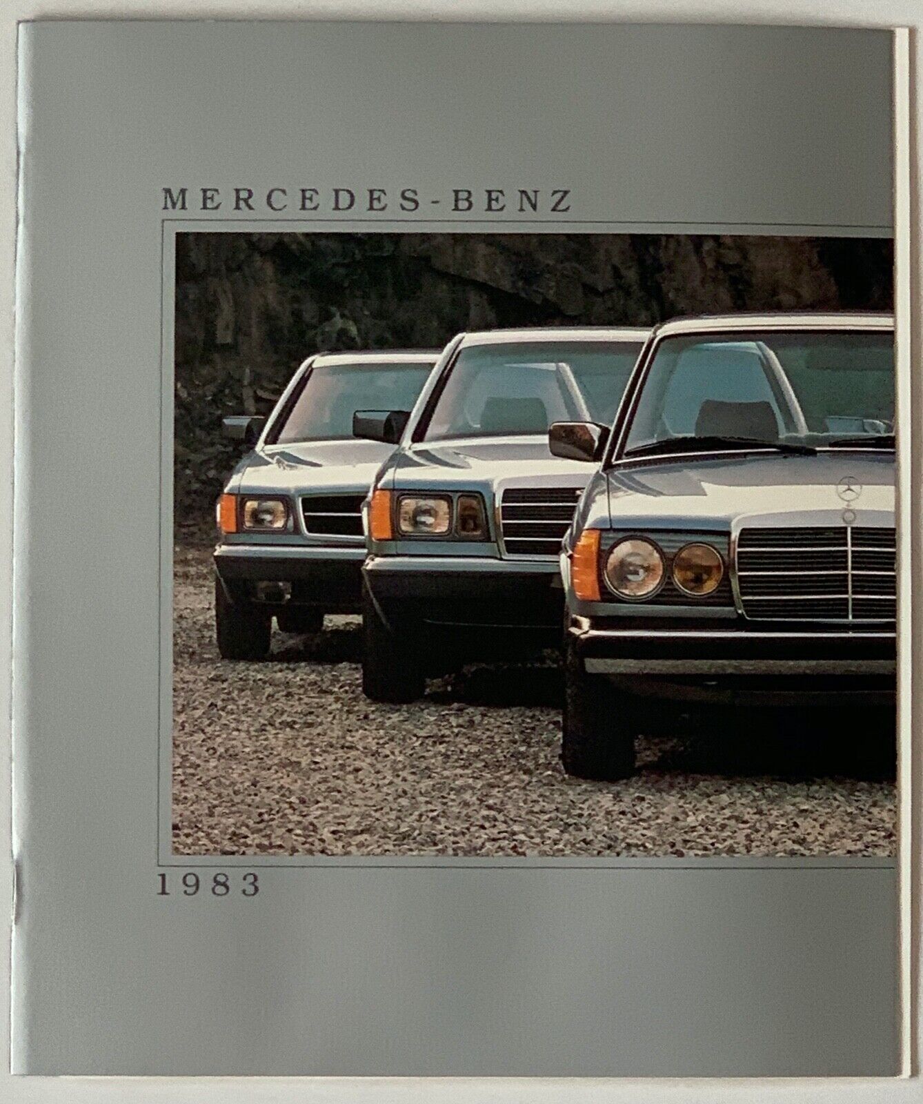 MINT 1983 Mercedes Benz Full Line Brochure w/Data Insert.....Free USA Shipping