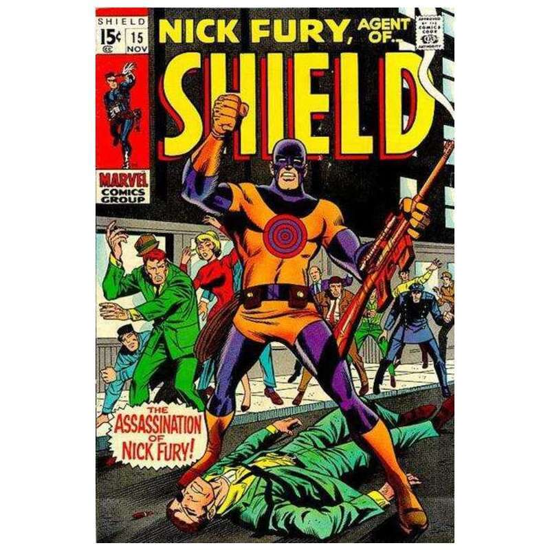Nick Fury: Agent of SHIELD (1968 series) #15 in VF minus cond. Marvel comics [h]