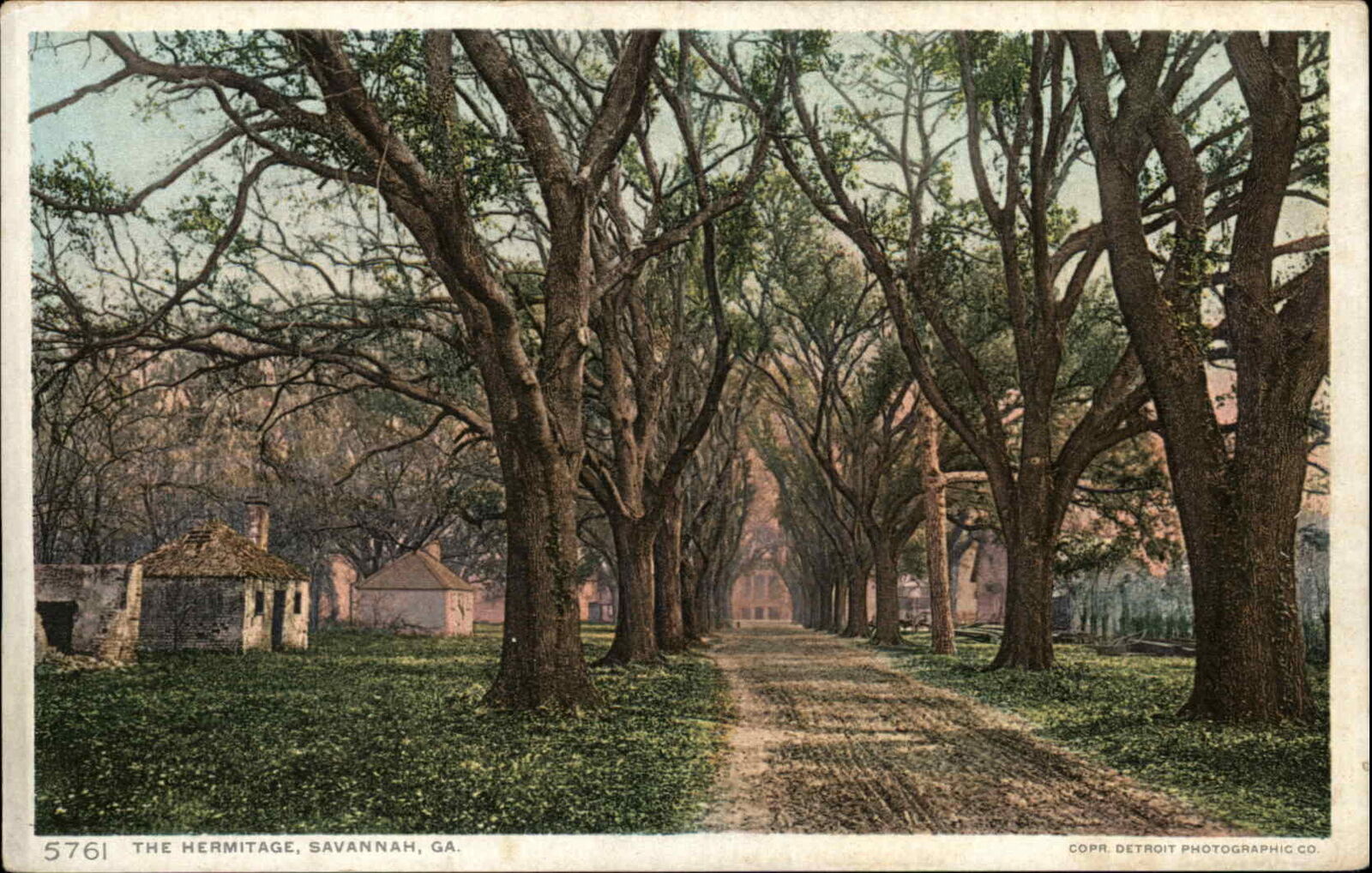 Savannah Georgia GA The Hermitage 5761 Detroit Publishing c1910 Postcard
