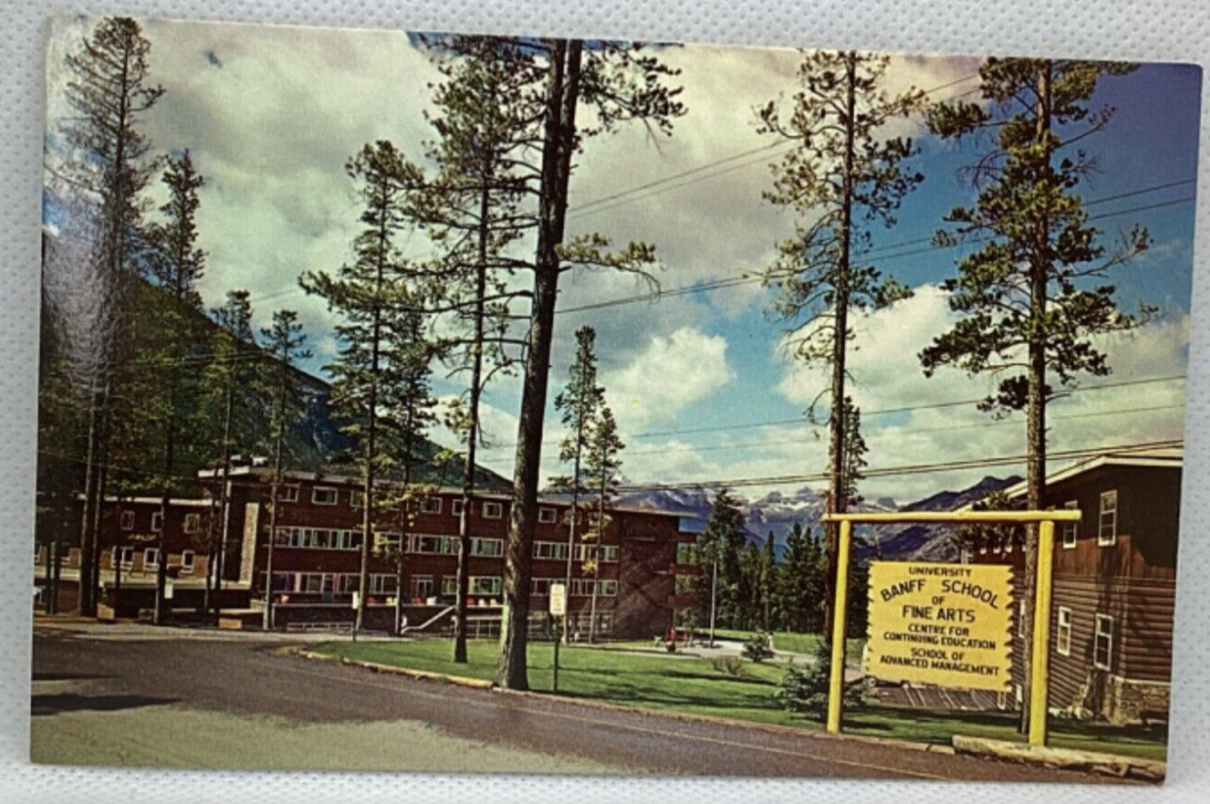 Postcard University Banff School of Fine Arts continuing education Alberta F22