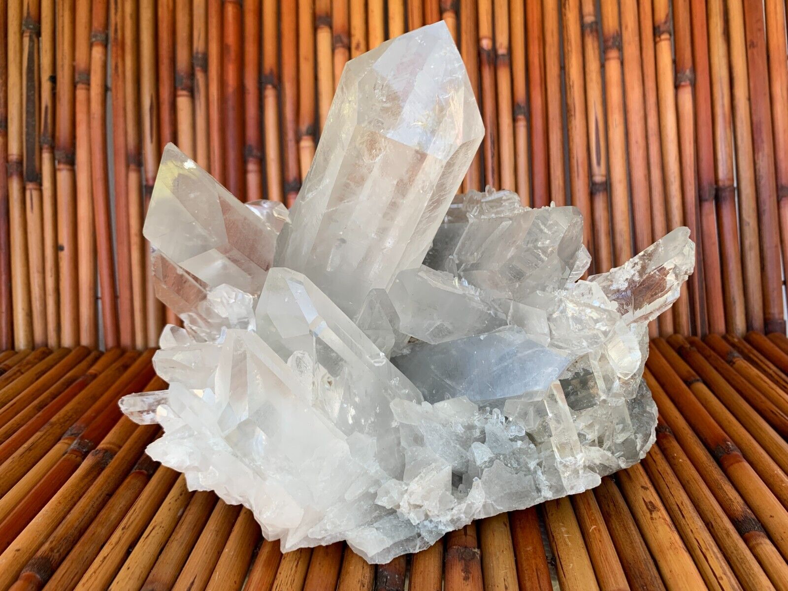 HUGE Stunning Quartz Crystal Cluster Points 8+ Lbs US Seller 