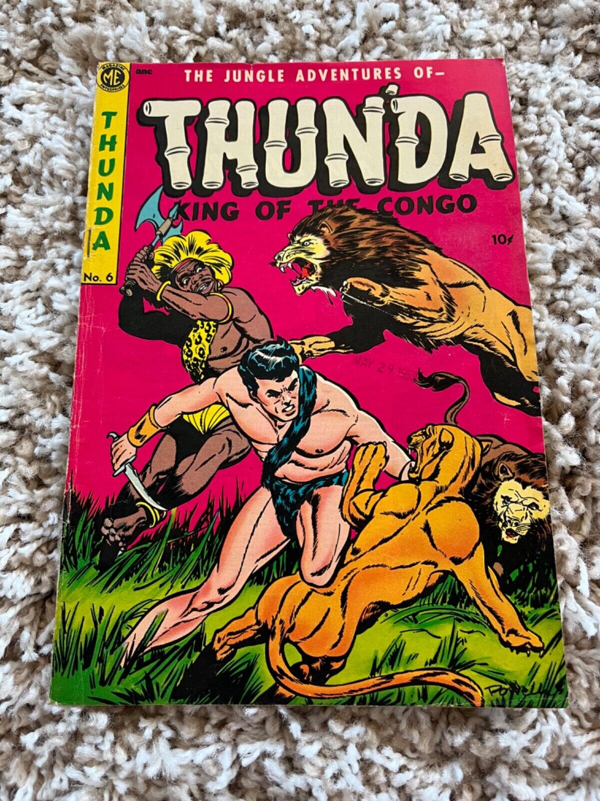 Thunda #6 FN 6.0 1953