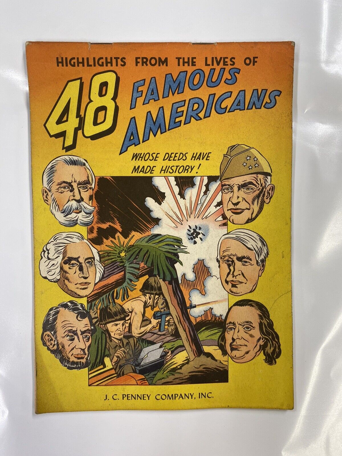 Vintage 48 Famous Americans J.C. Penney Company Comic Book 1947 Antique Ed Stroh