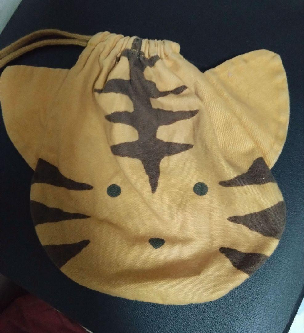 Noraneko Land Tiger Drawstring Bag Sanrio Retro