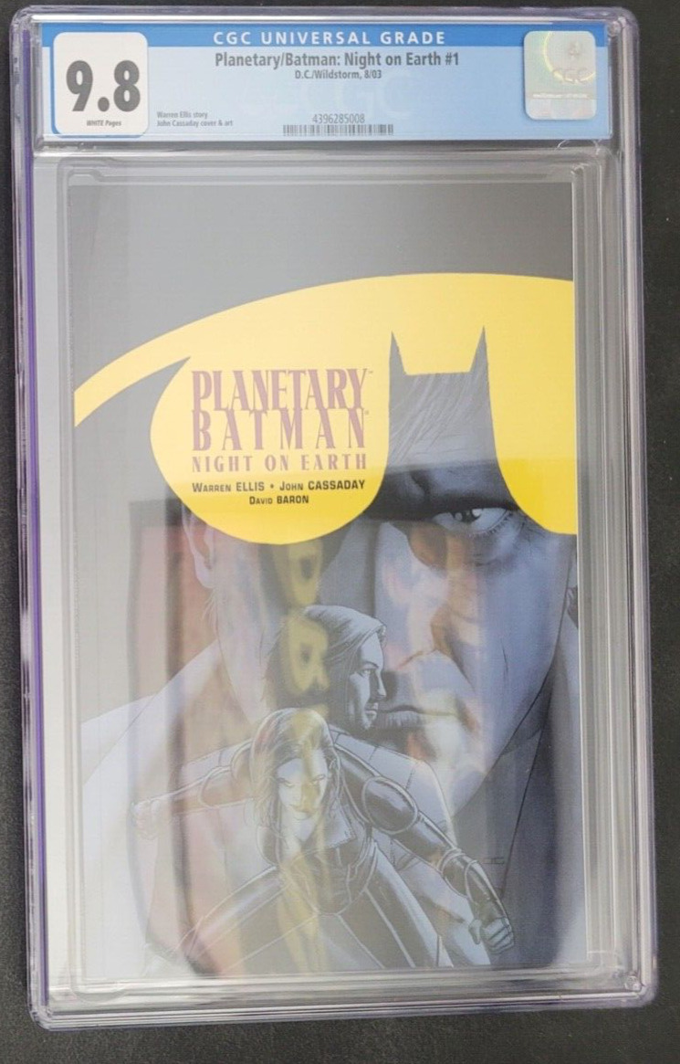 PLANETARY BATMAN: NIGHT ON EARTH #1 CGC 9.8 GRADED WARREN ELLIS & JOHN CASSADAY