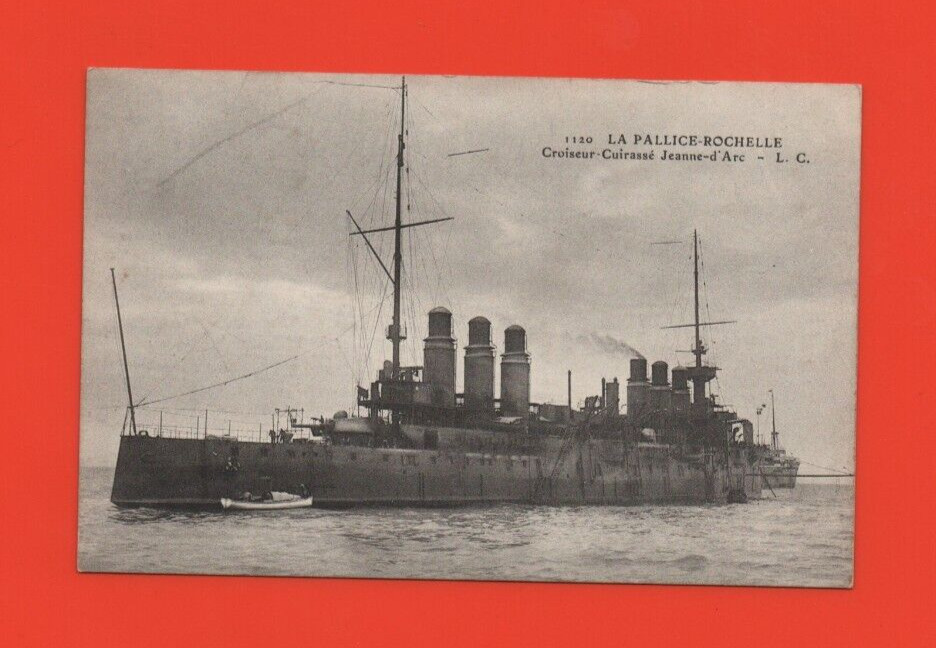 La Pallice Rochelle - Cruiser Battleship Jeanne Arc ( Ref. I 8786