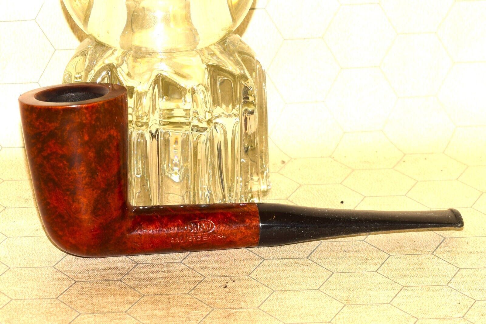 CHAP BRUYERE EXTRA 132 HORS CLASSE PIPE ST. CLAUDE 9mm Filter Tobacco Pipe #A787