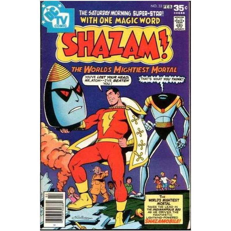 Shazam #33  - 1973 series DC comics Fine Full description below [i/