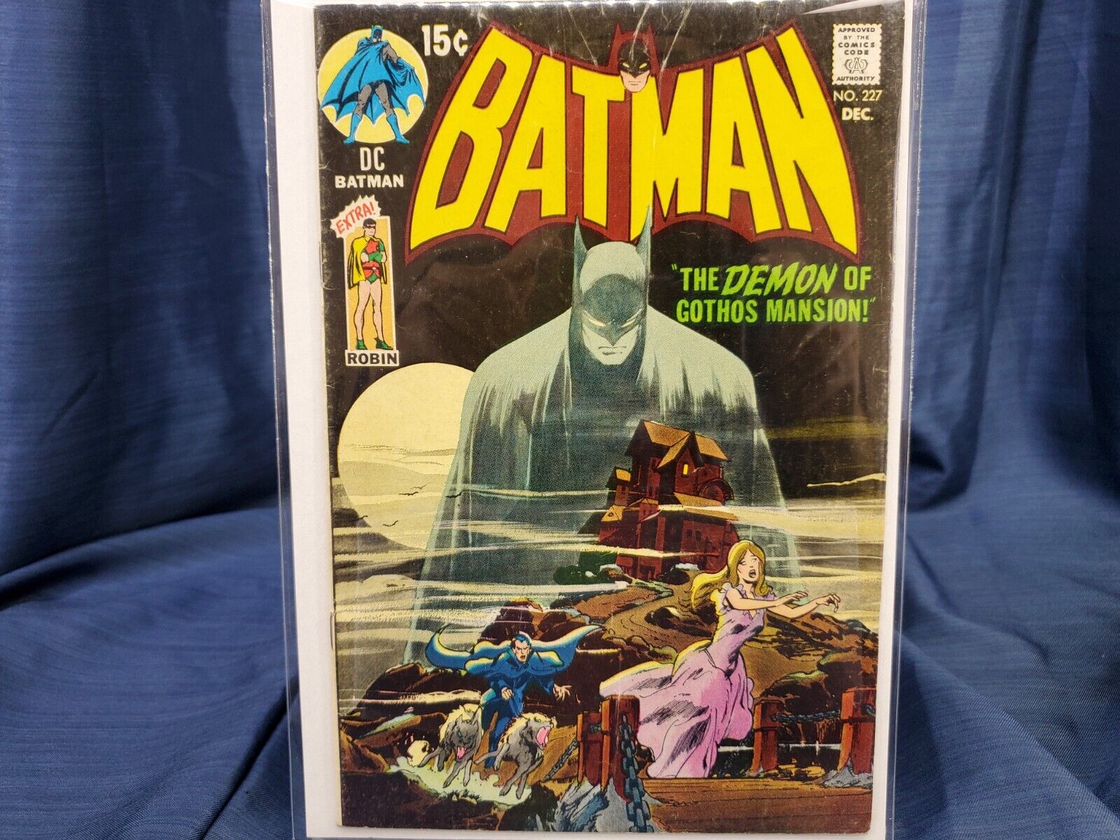 BATMAN #227 CLASSIC NEAL ADAMS COVER  5.0 1970 KEY ISSUE