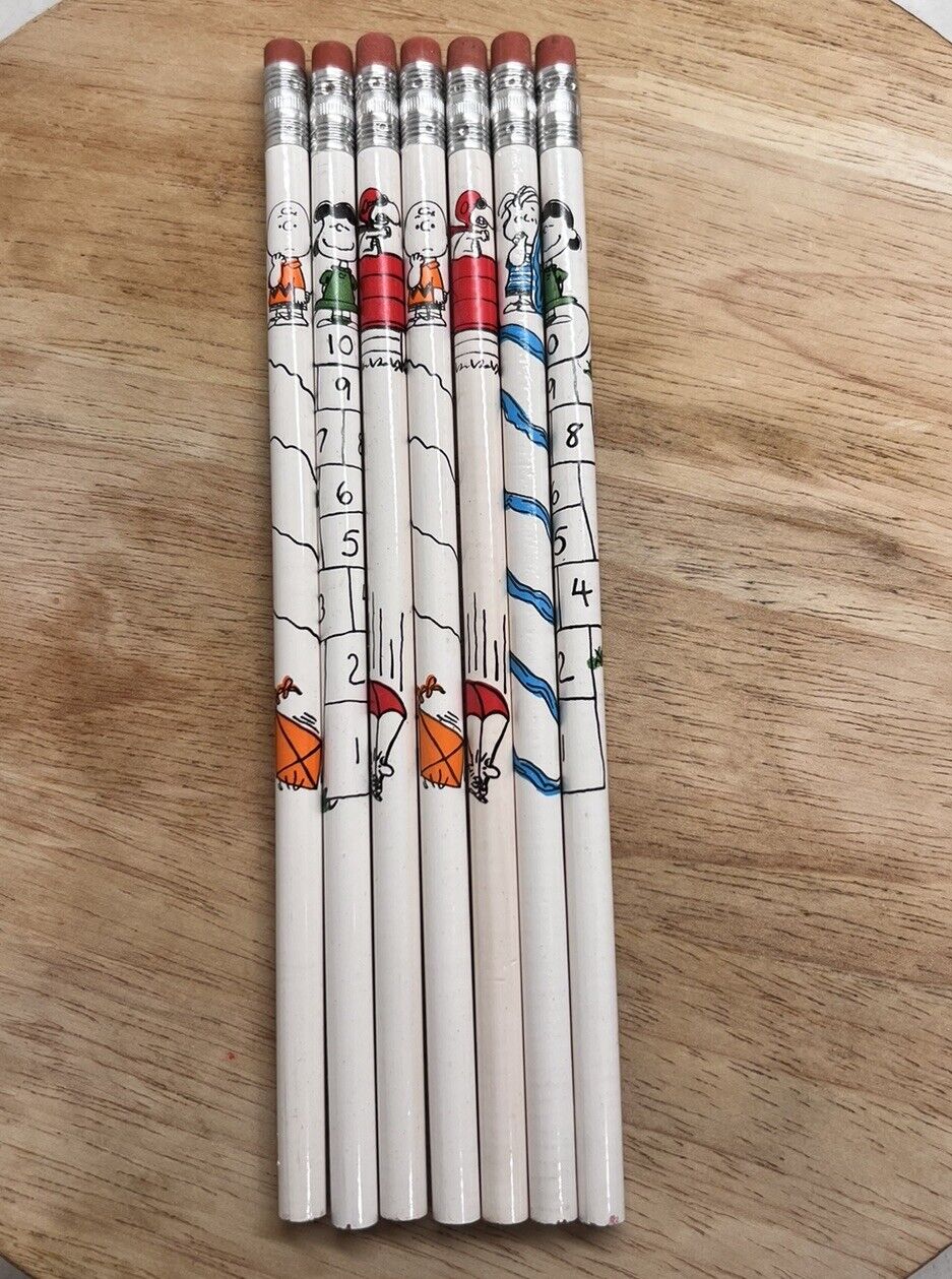 Snoopy Vintage 1950 Lot of 7 Pencils
