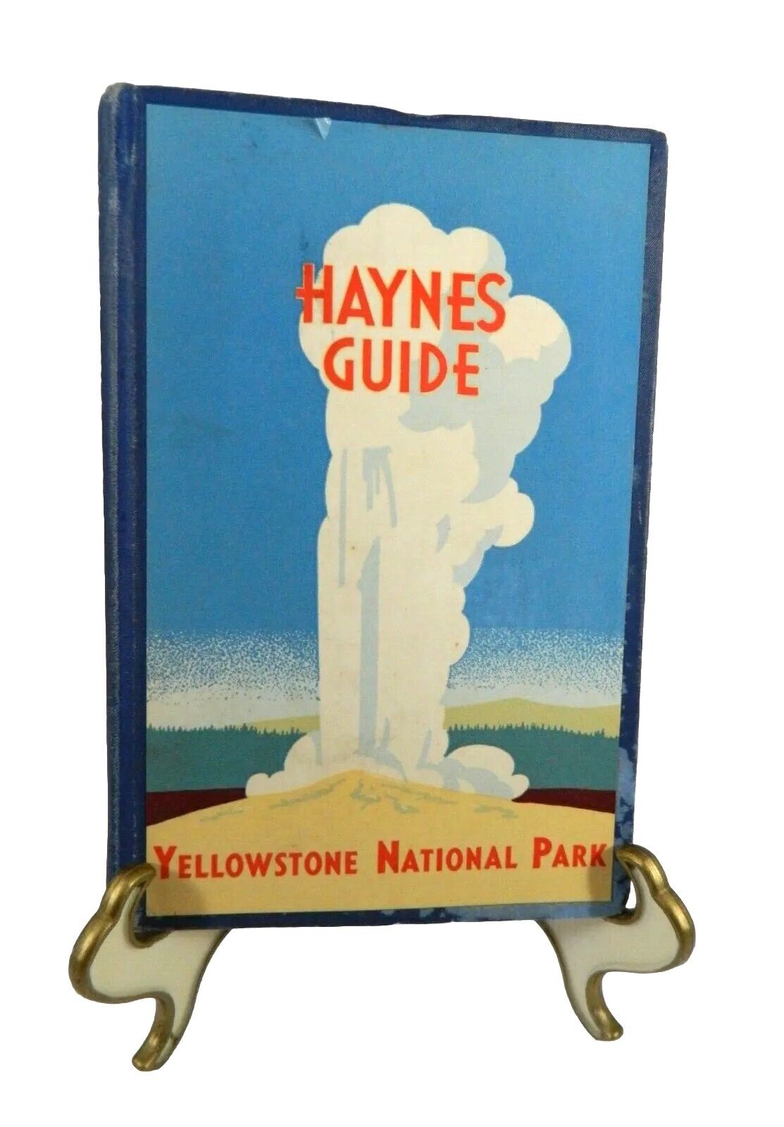 Haynes Guide Yellowstone National Park 1940 Hardcover 46th Edition w foldout Map