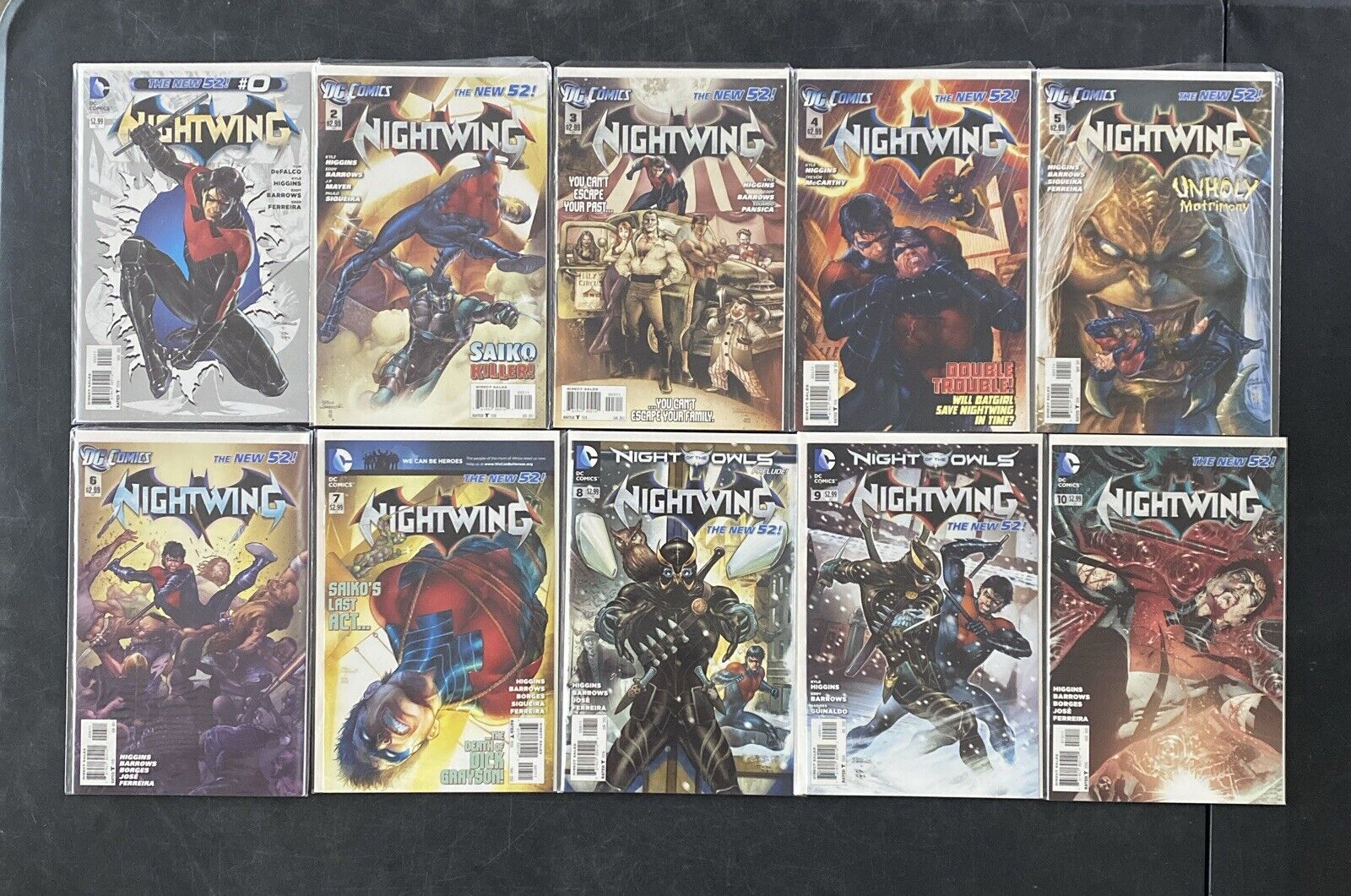 NIGHTWING Vol. 3 #0-30 + Annual 1 LOT OF 31 (missing issue 1) 2012