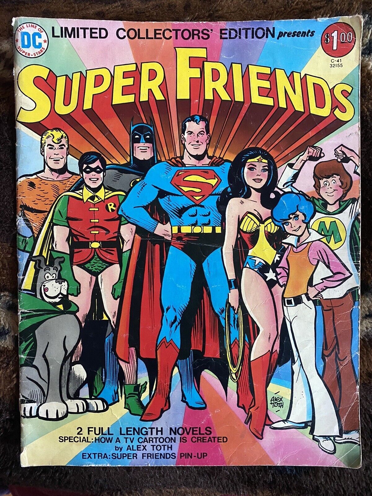 DC Limited Collectors Edition 1976 SUPER FRIENDS C-41 kyl Alex Toth VF-