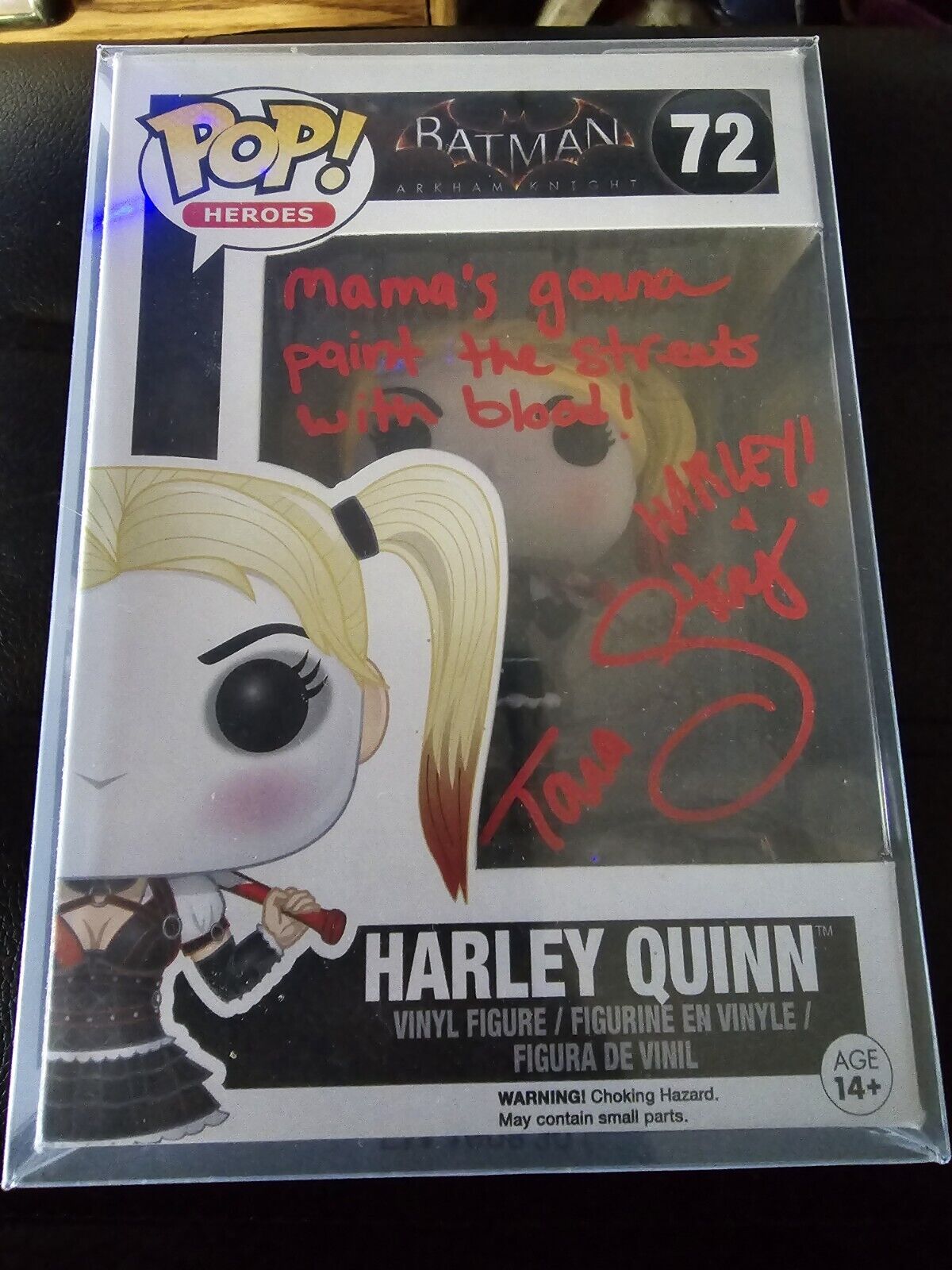 Tara Strong Autographed Batman: Arkham Knight - Harley Quinn #72