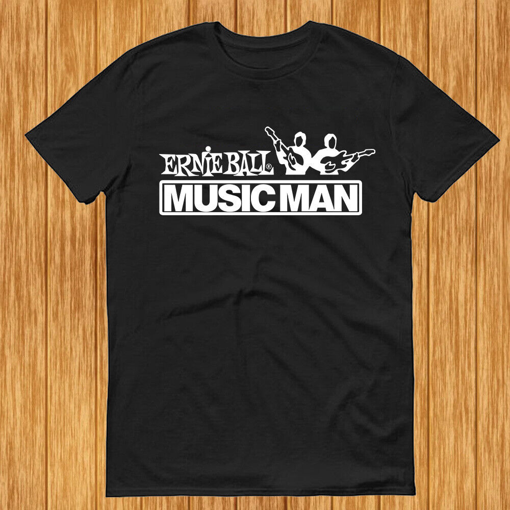 Ernie Ball Music Man Guitar Symbol Logo Cotton T-Shirt Size S - 5XL