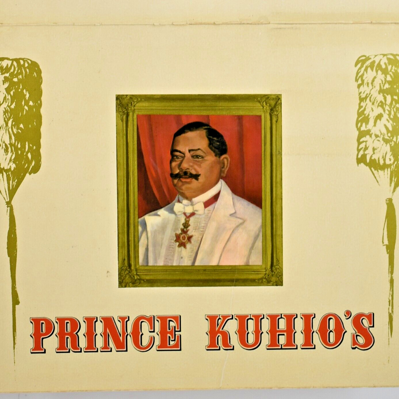 1950s Prince Kuhio\'s Cafe Restaurant Menu Ala Moana Center Honolulu Hawaii