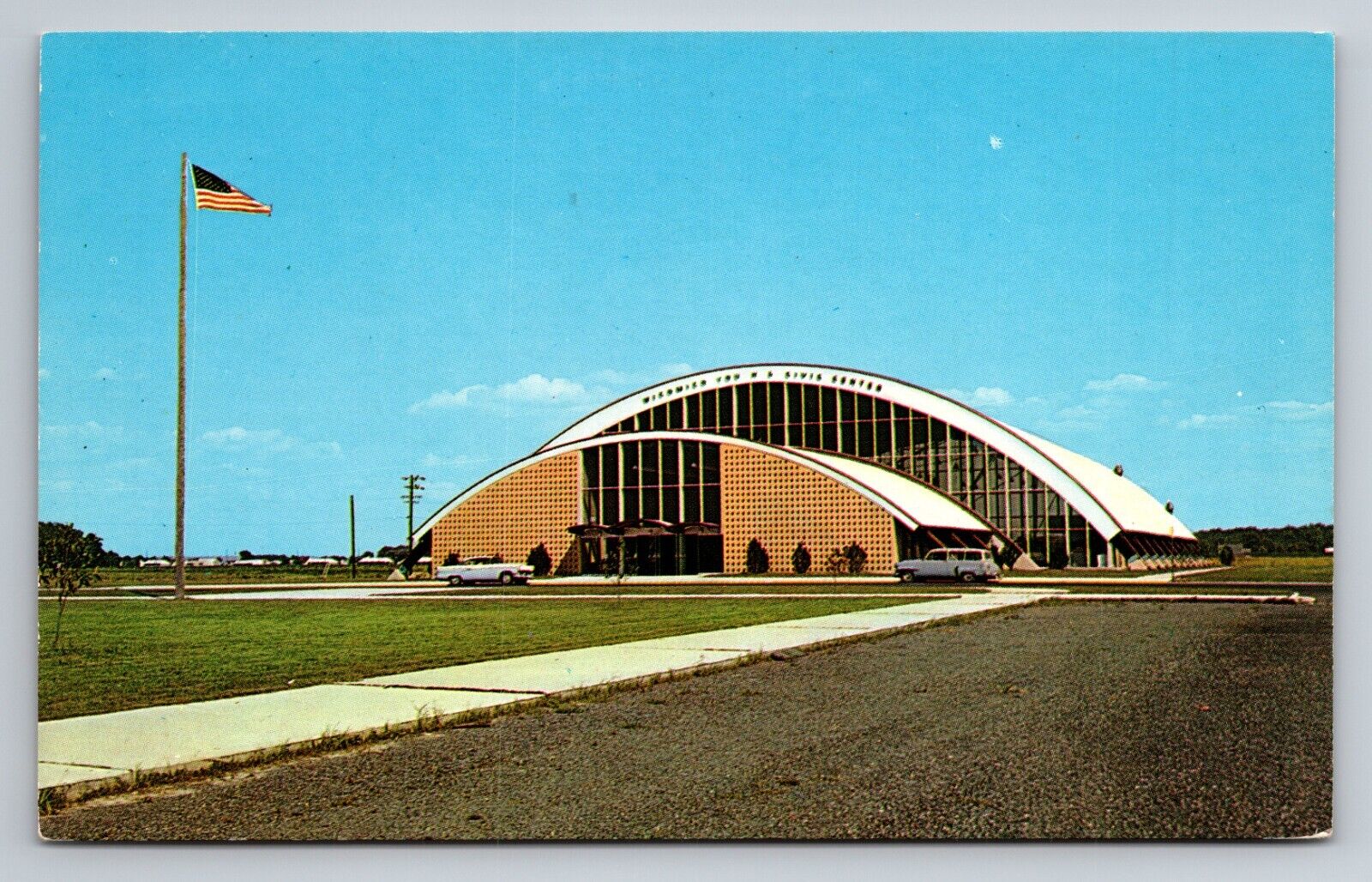 Wicomico Youth & Civic Center Salisbury Maryland Vintage Unposted Postcard