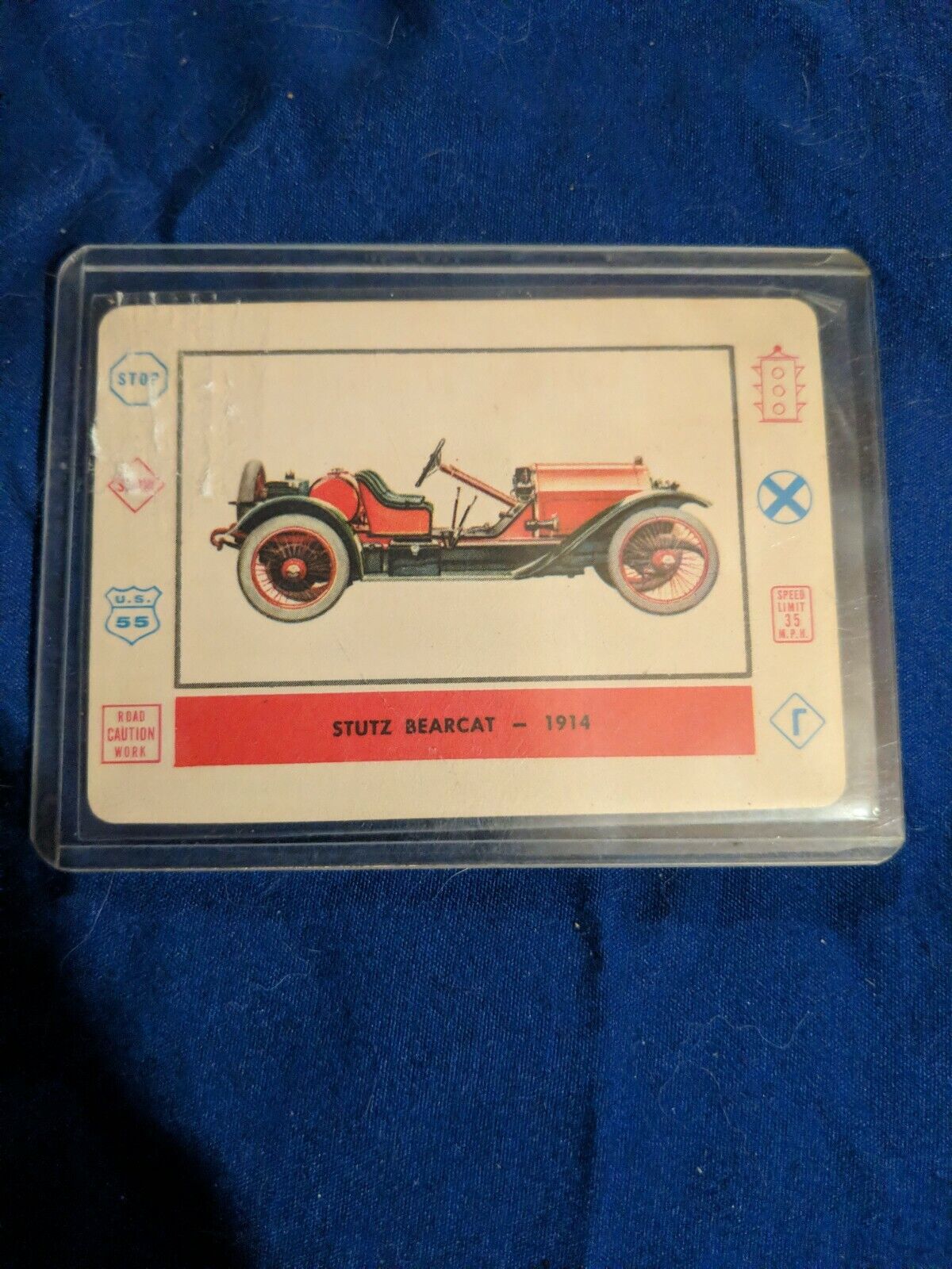 1958 Leaf Cardo Automobiles Stutz Bearcat 1914 #A-1 