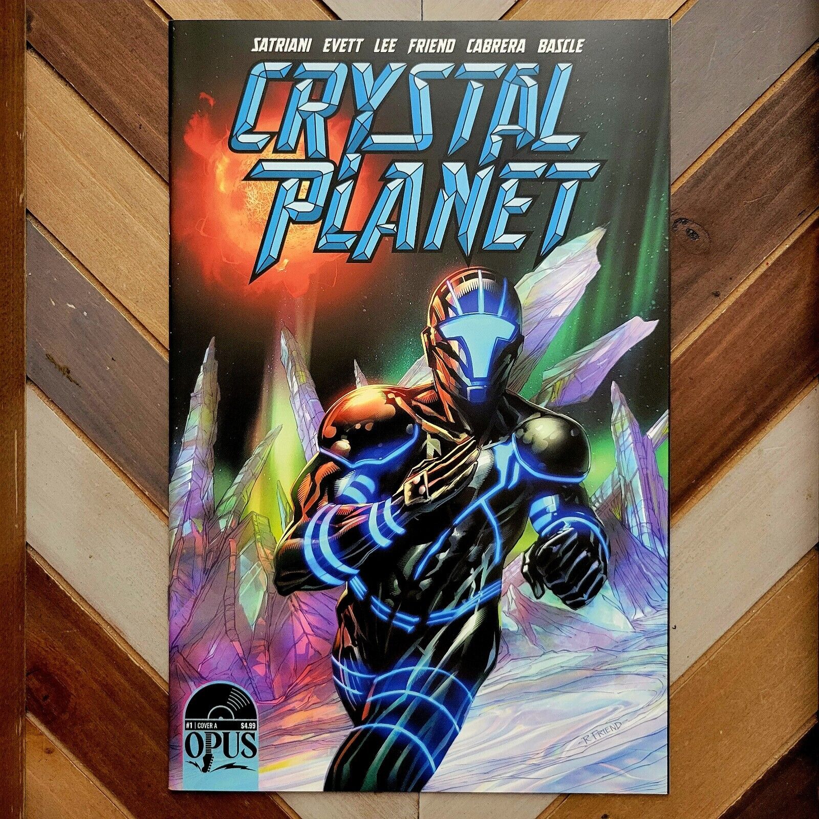 Crystal Planet #1 NM/New (Opus Comic 2022) JOE SATRIANI / Series Premiere
