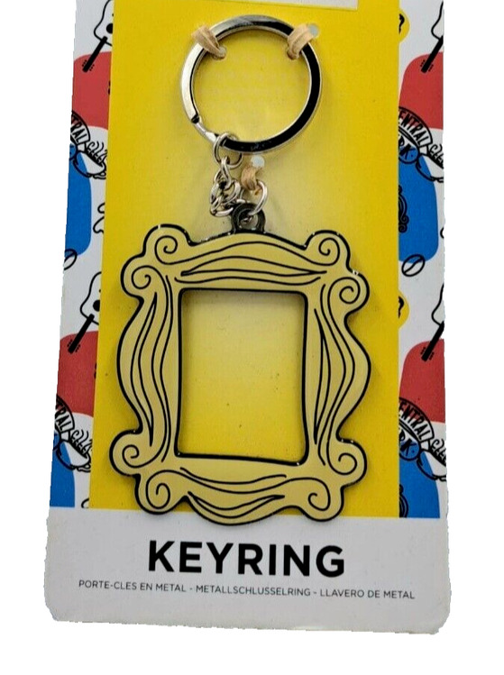 NEW Friends Television Series Monica's Door Peephole Frame Keyring Keychain