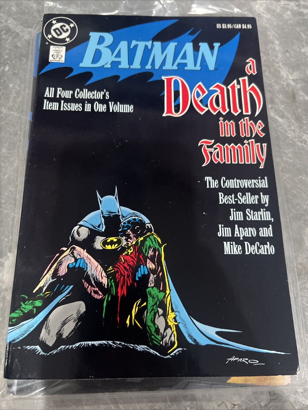 Batman “A DEATH IN THE FAMILY” TPB First Printing; DC Comics; 1988 