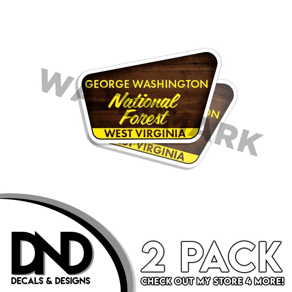 George Washington National Forest West Virginia Decal 4\