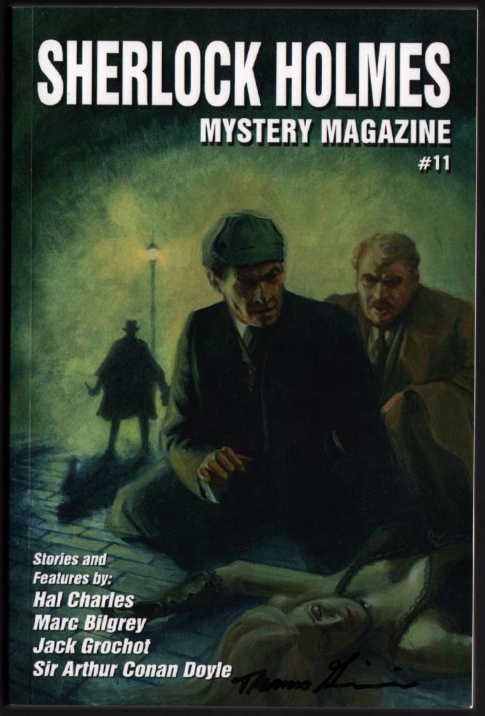 Signed Sherlock Holmes Mystery Magazine #11 Signed by Cover Artist Thomas Gianni