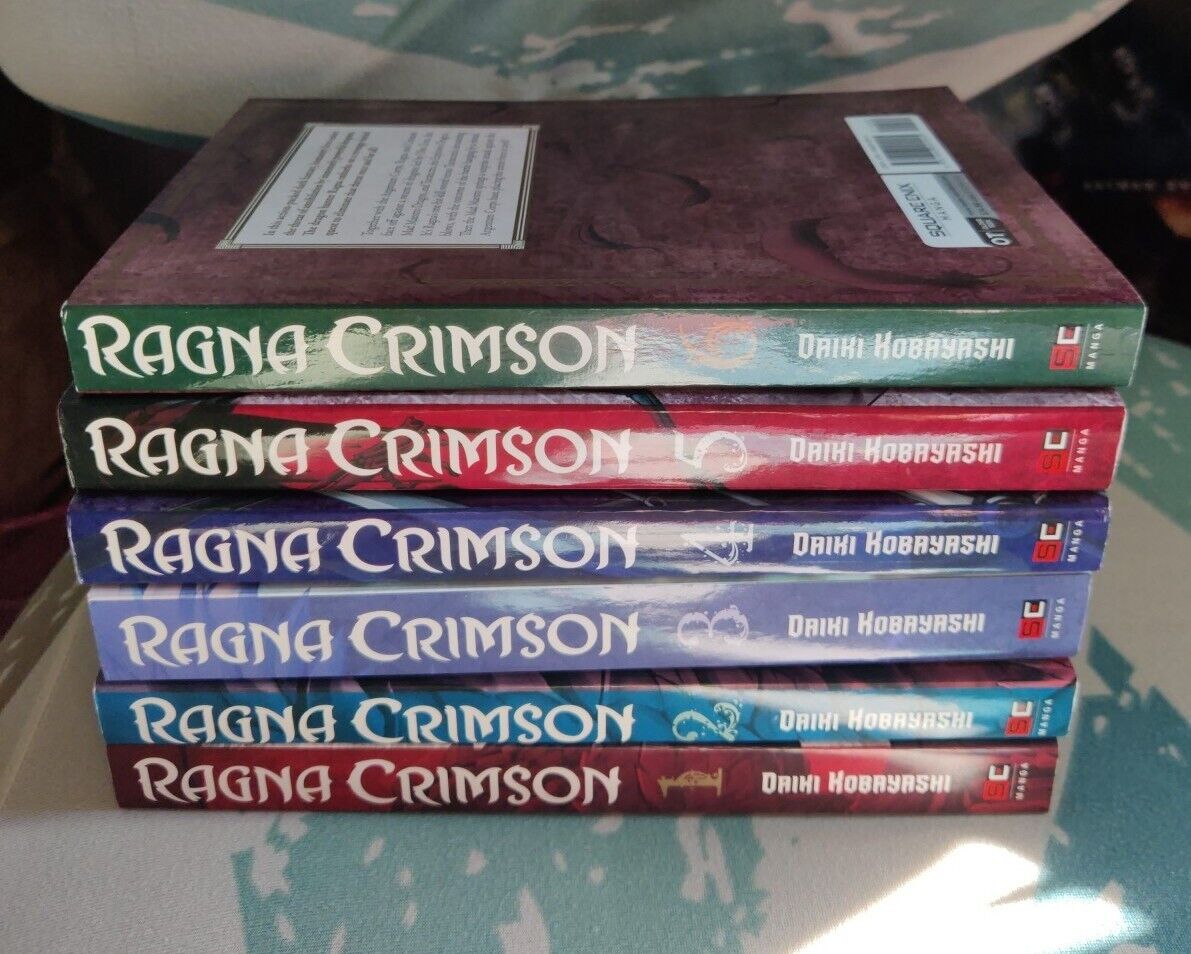 Ragna Crimson Manga Volumes 1-6. English. Square Enix