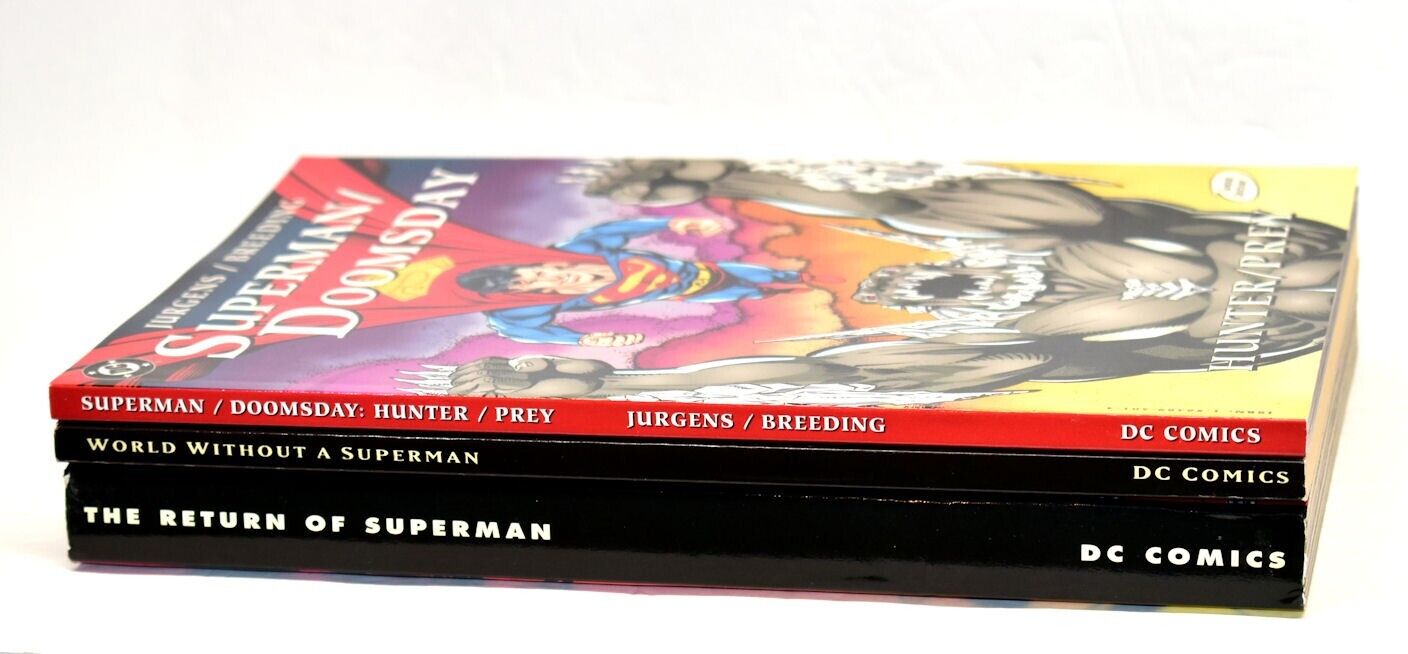 3 Superman Trade Paperbacks