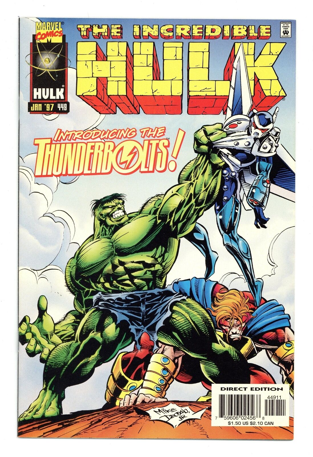 Incredible Hulk #449 FN 6.0 1997 1st app. Thunderbolts