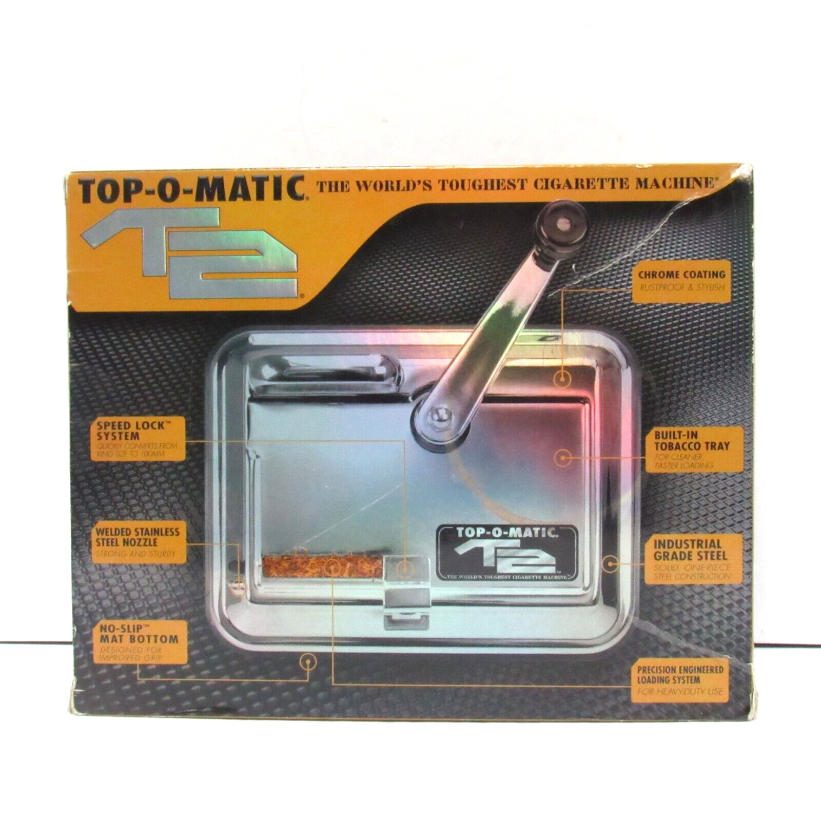 Top-O-Matic T2 Cigarette Rolling Machine In Original Box