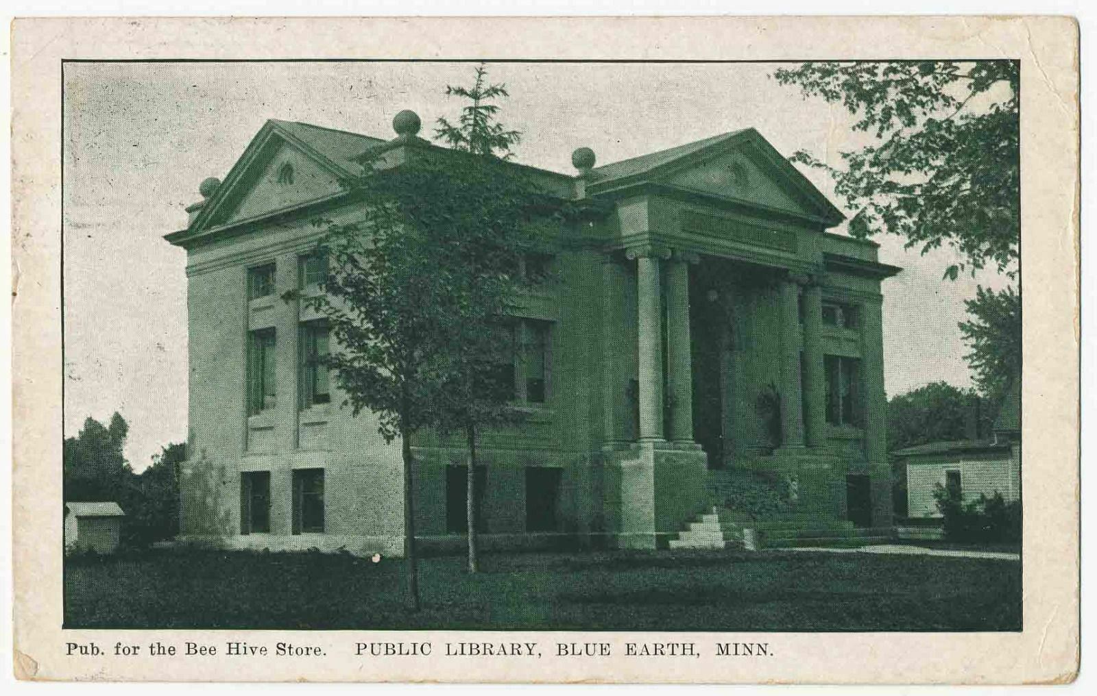 Public Library, Blue Earth, Minnesota 1910