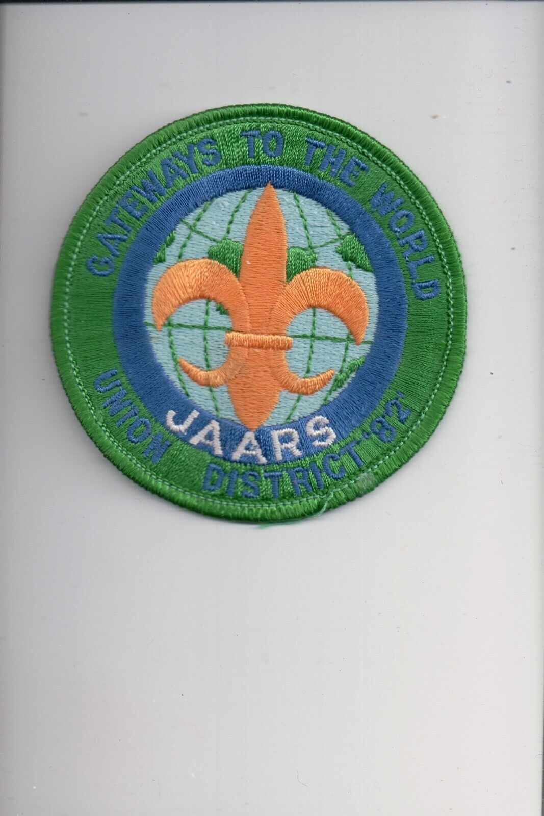 1982 Union District Gateways To The World patch