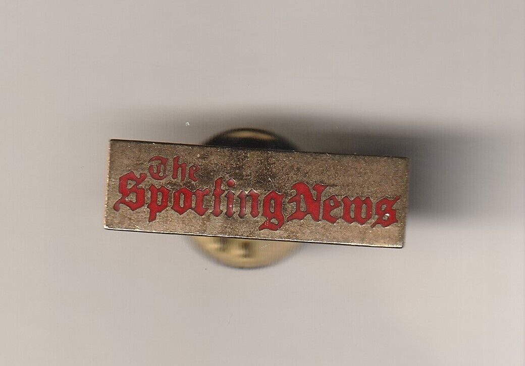 Vintage The Sporting  News Lapel Pin -- preowned