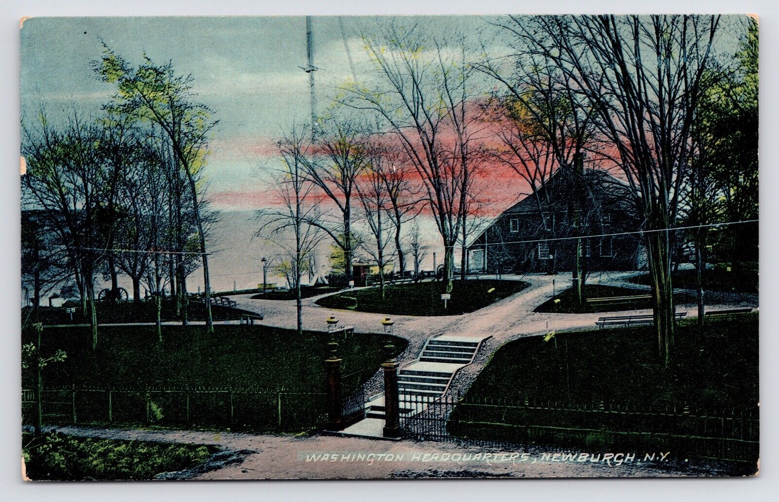 c1905~Washington\'s Headquarters~Hasbrouck House~Newburgh NY~Antique Postcard