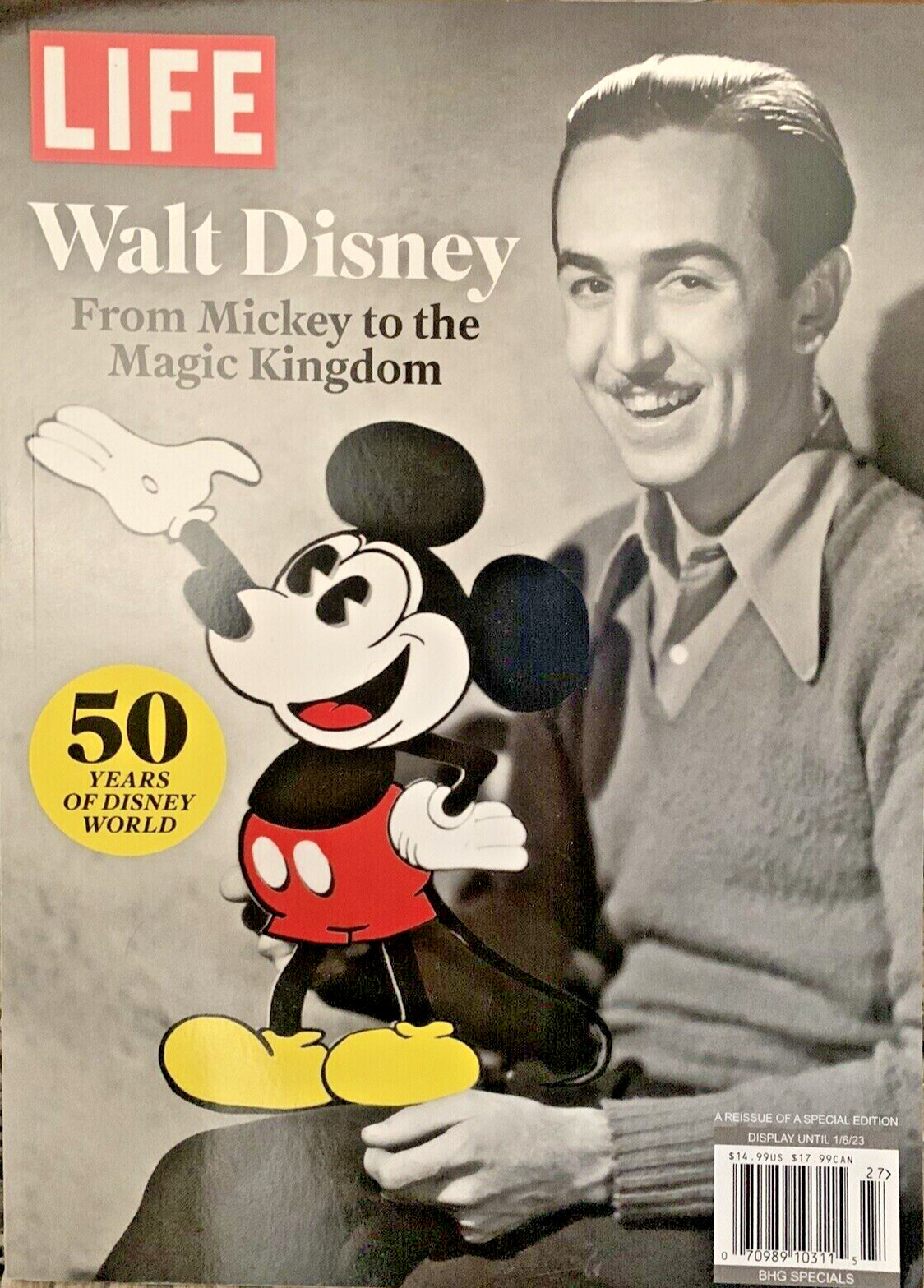 LIFE - Walt Disney Special Commemorative Edition 50 Years  World 